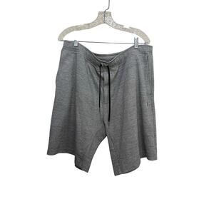 Polo by Ralph Lauren Men's Gray Heather Double Knit Tech Sweat Shorts Size 2XL